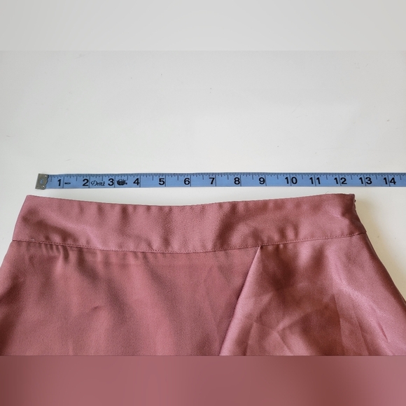 Zara Basic Collection Ruffle Satin Skirt XS - Picture 7 of 8